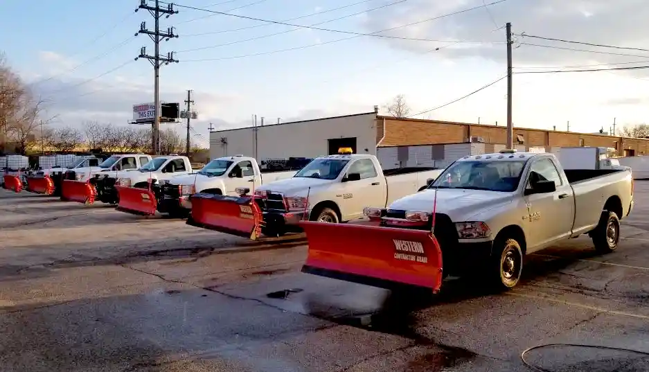 commercial snow plowing Cleveland, Ohio